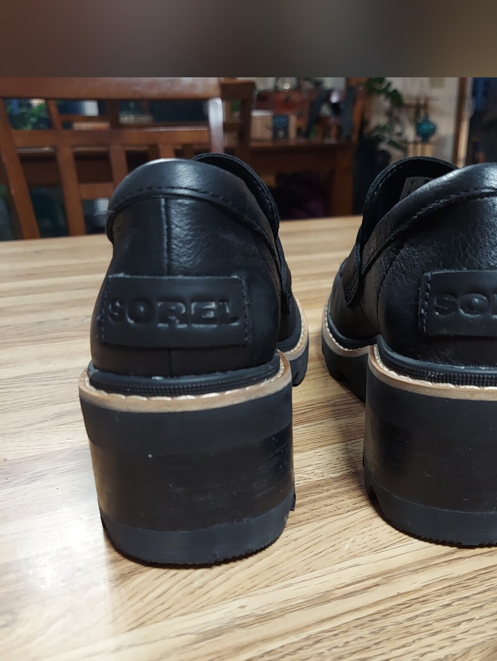 Sorel Joan Now City Loafer Black Size 7 - Picture 4 of 8